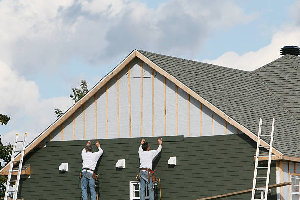 Professional Siding Installation technician working in Coburn, PA